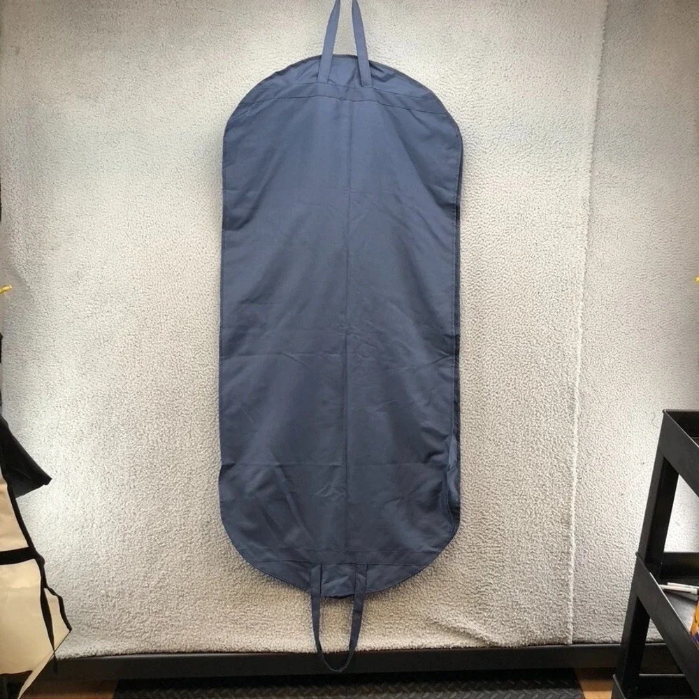 Tory Burch Canvas Garment Bag Blue Foldable Large Travel Storage‎